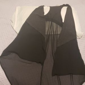 Sheer cover up cardigan